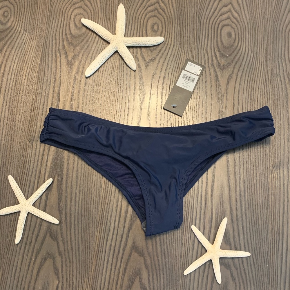 Navy blue quintsoul bikini bottom hipster Medium